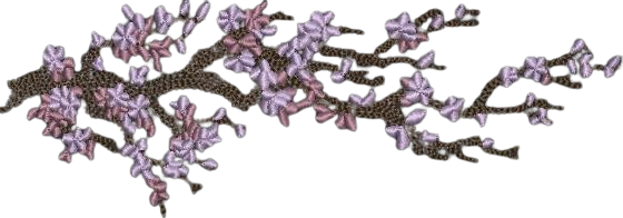 Delicate Embroidered Cherry Blossom Branch Unisex Oversized Classic T-Shirt