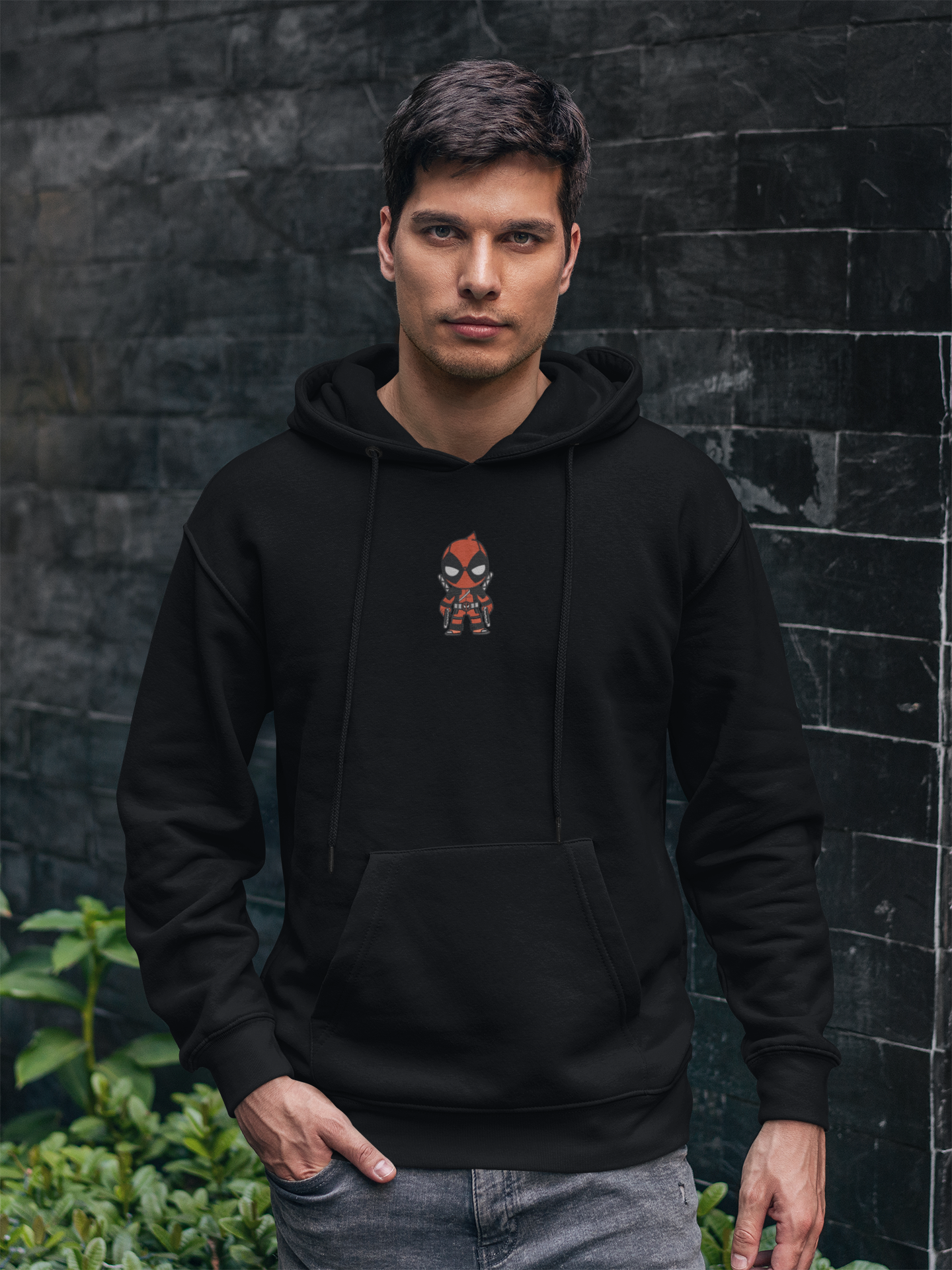 Chibi Merc Embroidered Unisex Hoodie