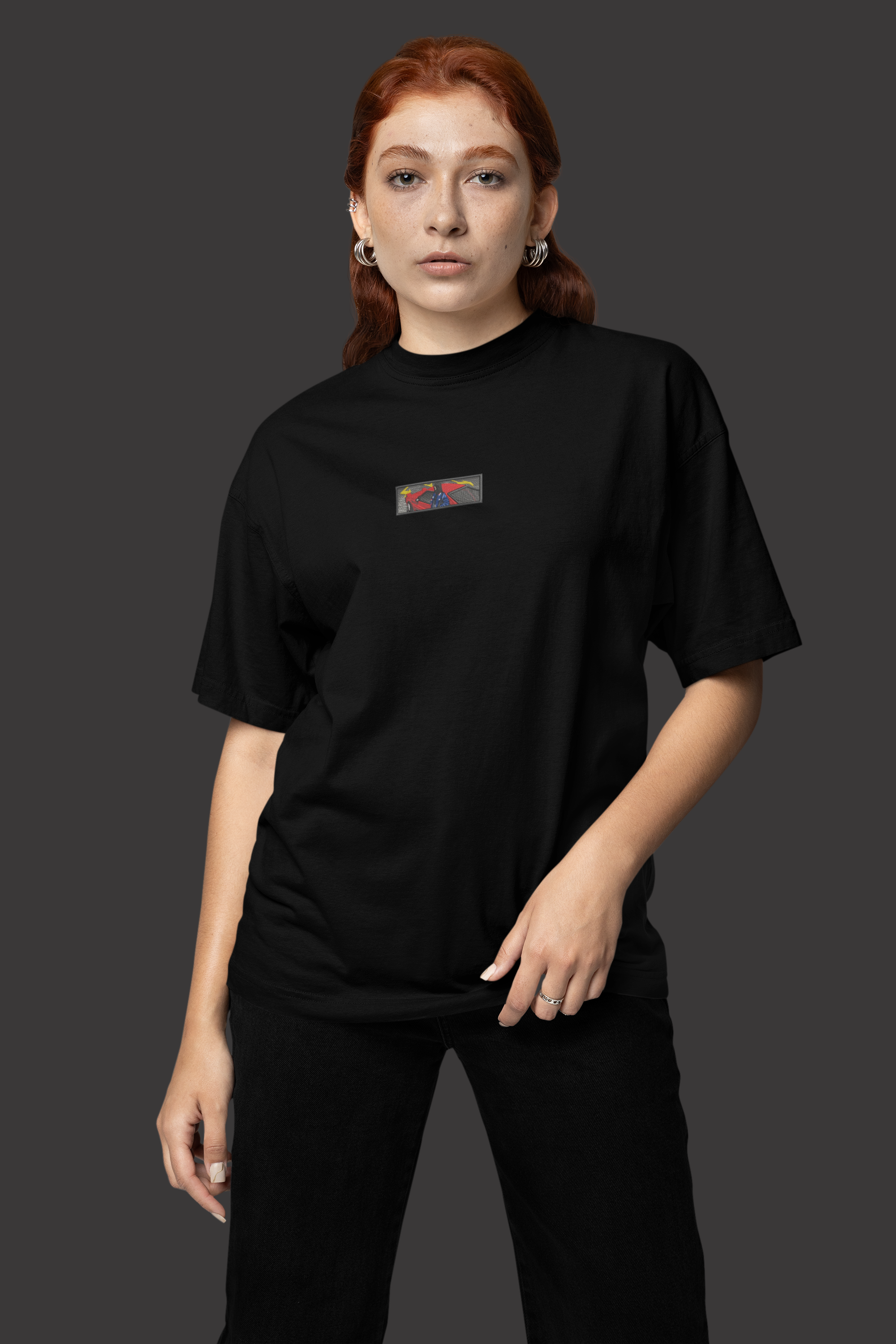 Strong Retro and Pop Culture Vibes Unisex Terry Oversized Tee