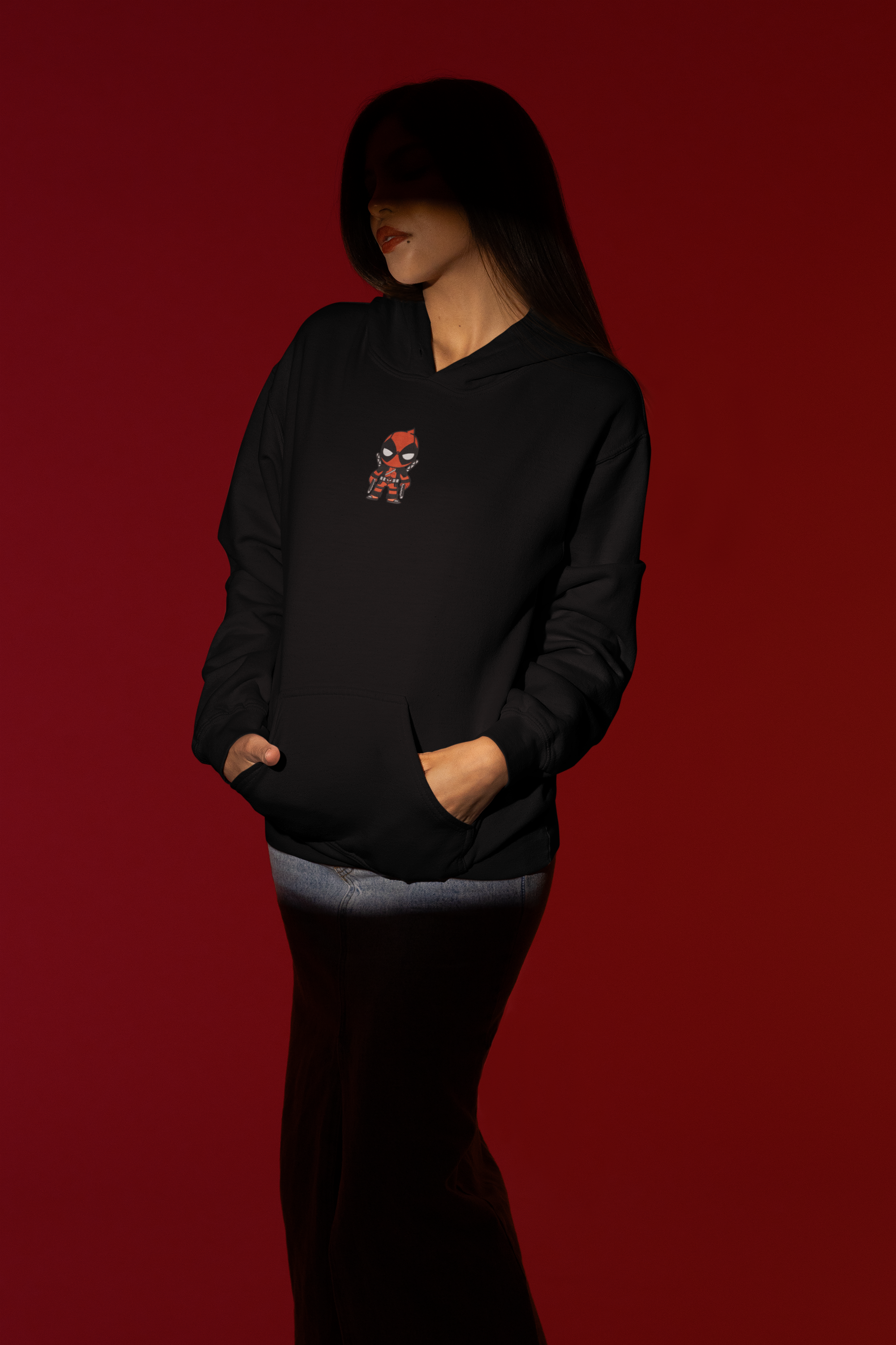 Chibi Merc Embroidered Unisex Hoodie